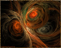 Fractalbild Die Augen