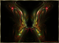 Fractalbild Schmetterling